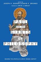 Paul and the Giants of Philosophy