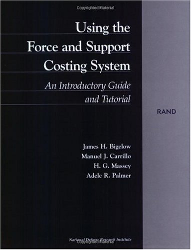 Using the Force and Support Costing System