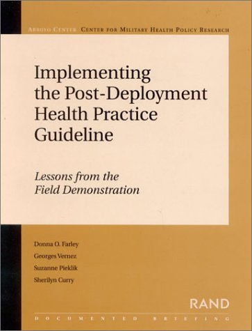 Implementing the Post-Deployment Health Practice Guideline
