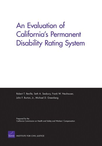 An Evaluation of California's Permanent Disability Rating System