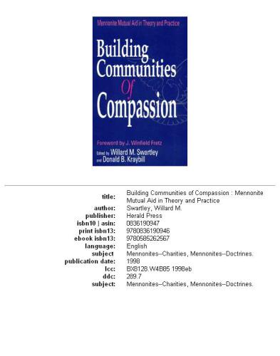Building Communities of Compassion