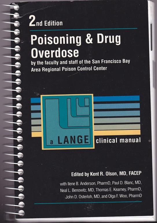 Clinical Manual of Poisoning and Drug Overdose
