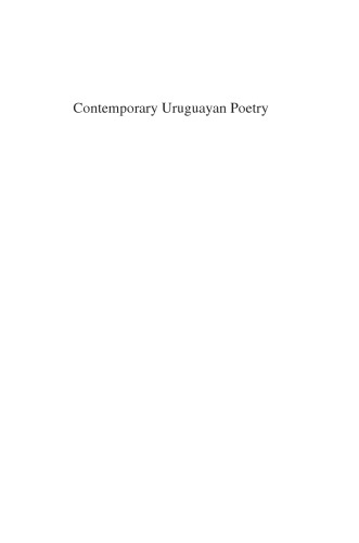 Contemporary Uruguayan Poetry