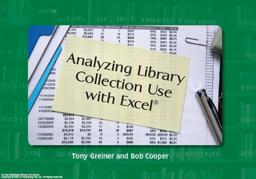 Analyzing Library Collection Use with Excel