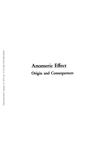 Anomeric Effect