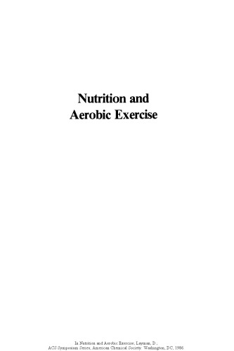 Nutrition and aerobic exercise