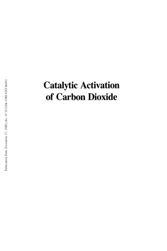 Catalytic Activation of Carbon Dioxide.