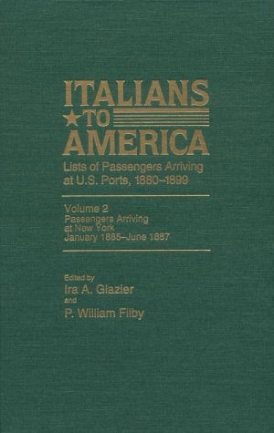 Italians to America, Jan. 1885 - June 1887