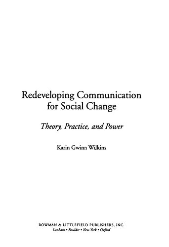 Redeveloping Communication for Social Change