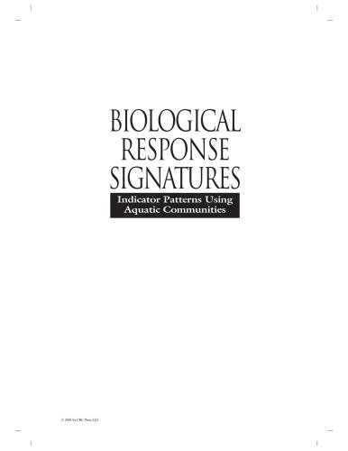 Biological Response Signatures