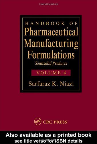 Handbook of Pharmaceutical Manufacturing Formulations