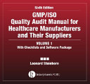 Gmp/ISO Quality Audit Manual for Healthcare Manufacturers and Their Suppliers, (Volume 1 - With Checklists and Software Package)