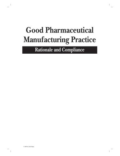 Good Pharmaceutical Manufacturing Practice