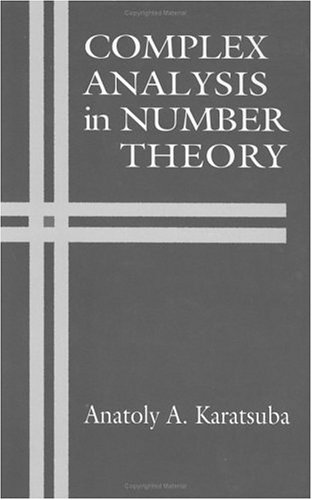 Complex Analysis in Number Theory