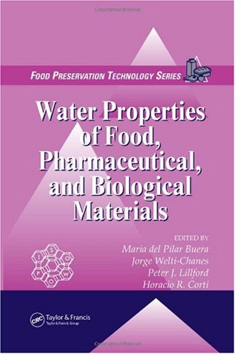 Water Properties of Food, Pharmaceutical, and Biological Materials