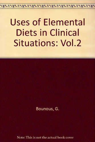 Uses Of Elemental Diets In Clinical Situations
