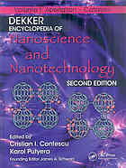 Dekker Encyclopedia of Nanoscience and Nanotechnology - Six Volume Set (Print Version)