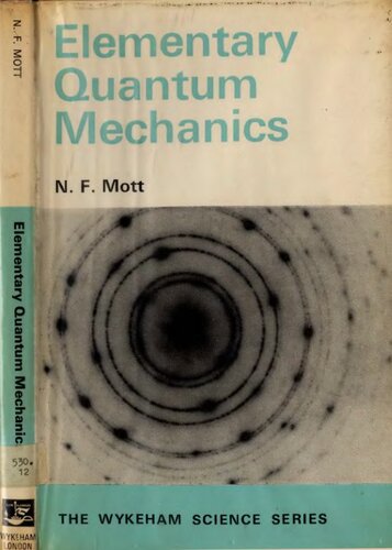 Elementary quantum mechanics