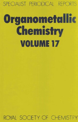 Organometallic Chemistry, Volume 17