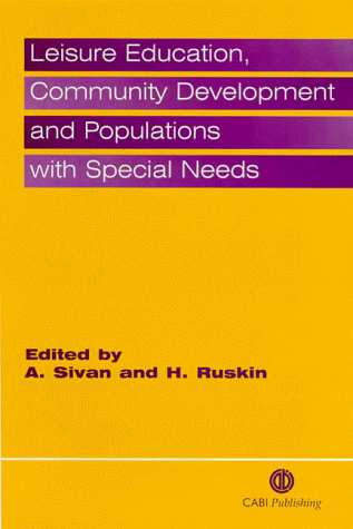 Leisure education, community development, and populations with special needs