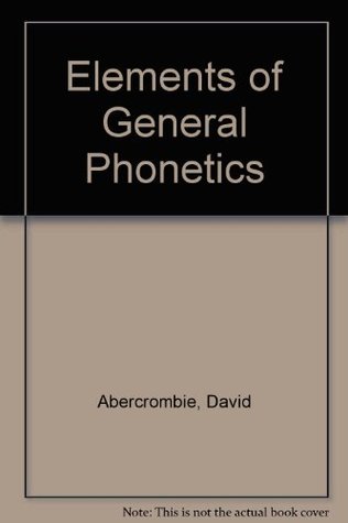 Elements of General Phonetics