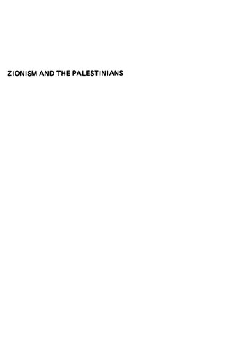 Zionism and the Palestinians.