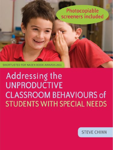 Addressing the Unproductive Classroom Behaviours of Students with Special Needs