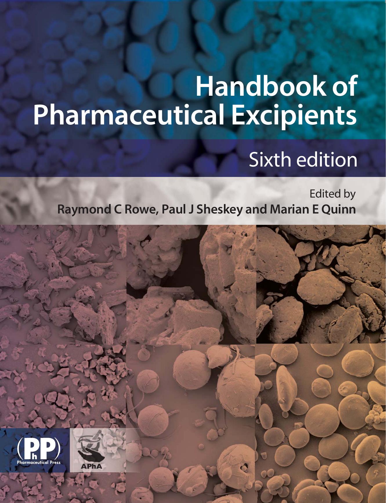 Handbook of Pharmaceutical Excipients - Book + 1-Year Online Access Pkg