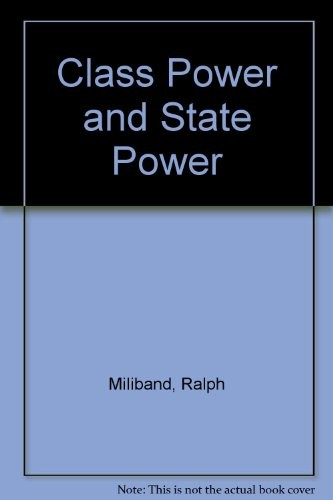 Class Power And State Power