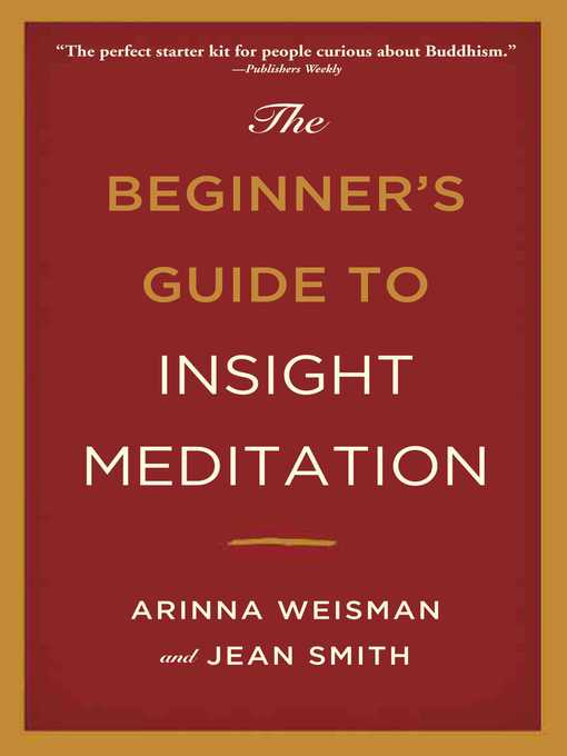 The Beginner's Guide to Insight Meditation