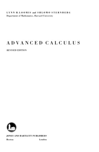 Advanced Calculus