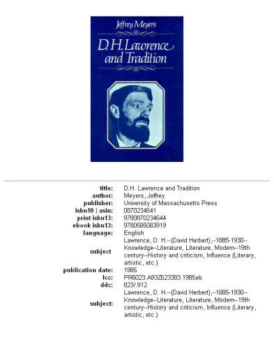 D. H. Lawrence and Tradition