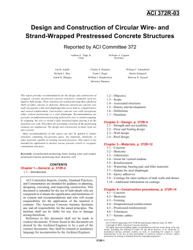 Design and Construction of Circular Wire- And Strand-Wrapped Prestressed Concrete Structures