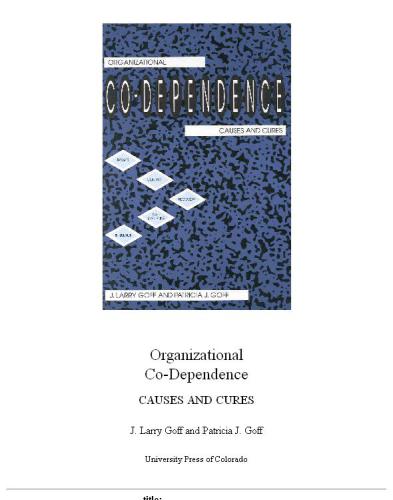 Organizational Co-Dependence