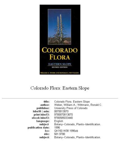 Colorado Flora