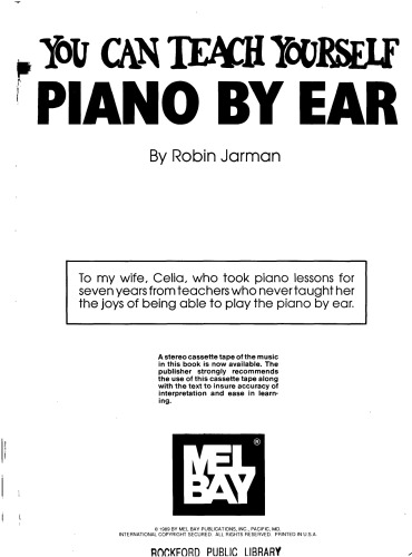 You Can Teach Yourself Piano by Ear