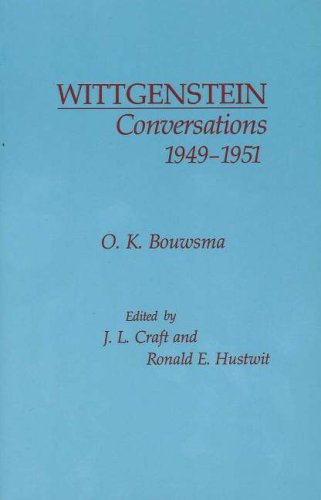 Wittgenstein Conversations, 1949-1951