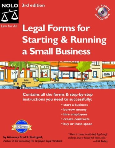 Legal Forms for Starting &amp; Running a Small Business &quot;With CD&quot;