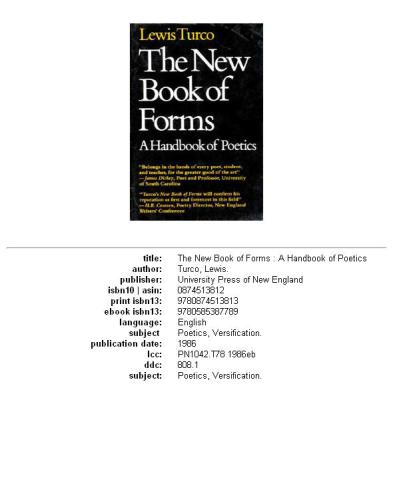 The New Book Of Forms