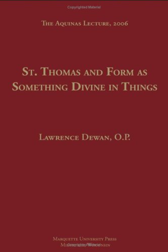 St. Thomas and Form as Something Divine in Things