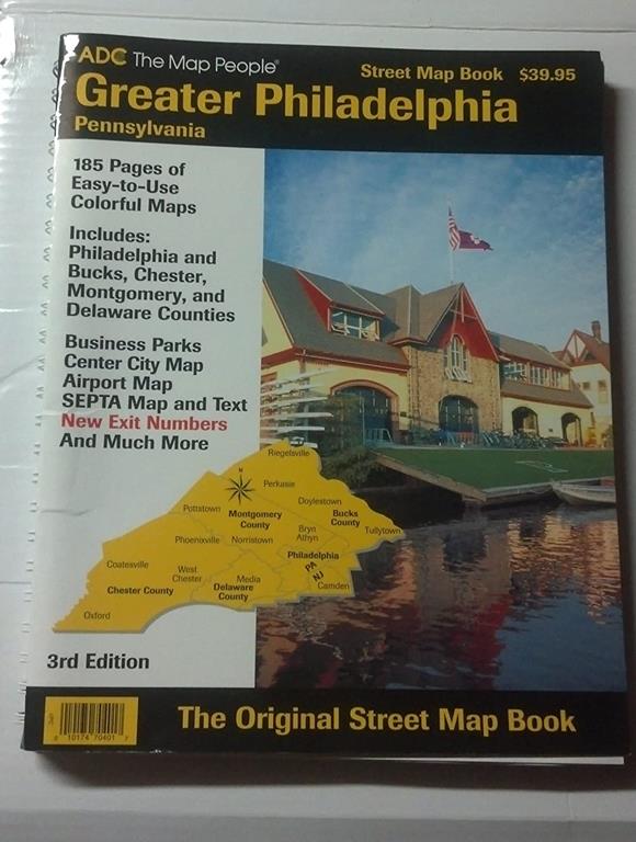 Adc Street Map Book Greater Philadelphia: Pennsylvania