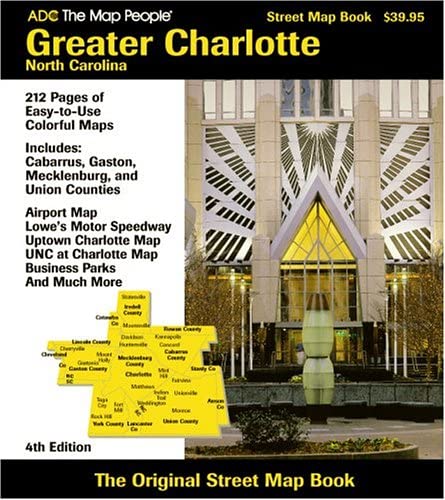 ADC the Map People Charlotte, North Carolina Street Map Book