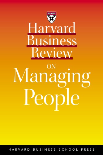 Harvard Business Review on Managing People