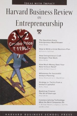 Harvard Business Review on Entrepreneurship