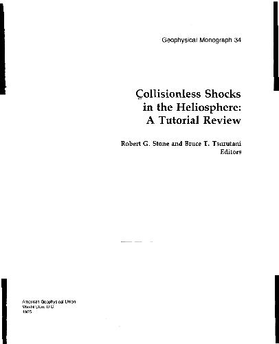 Collisionless Shocks In The Heliosphere