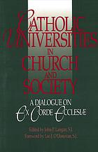 Catholic Universities in Church and Society