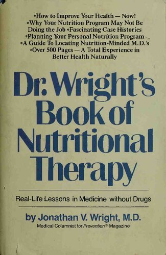 Dr.Wrights Book Ofnutritional the