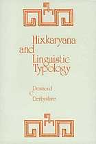 Hixkaryana and Linguistic Typology