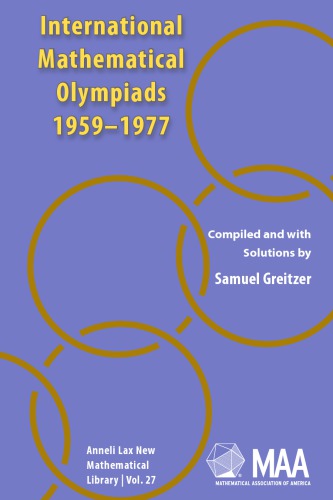 International Mathematical Olympiads 1959-1977