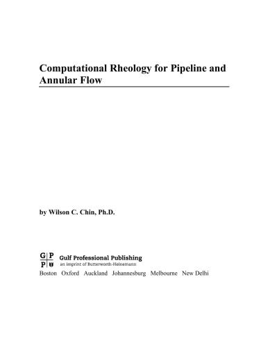 Computational Rheology for Pipeline and Annular Flow